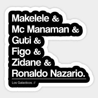 The Legendary of Madrid III Sticker